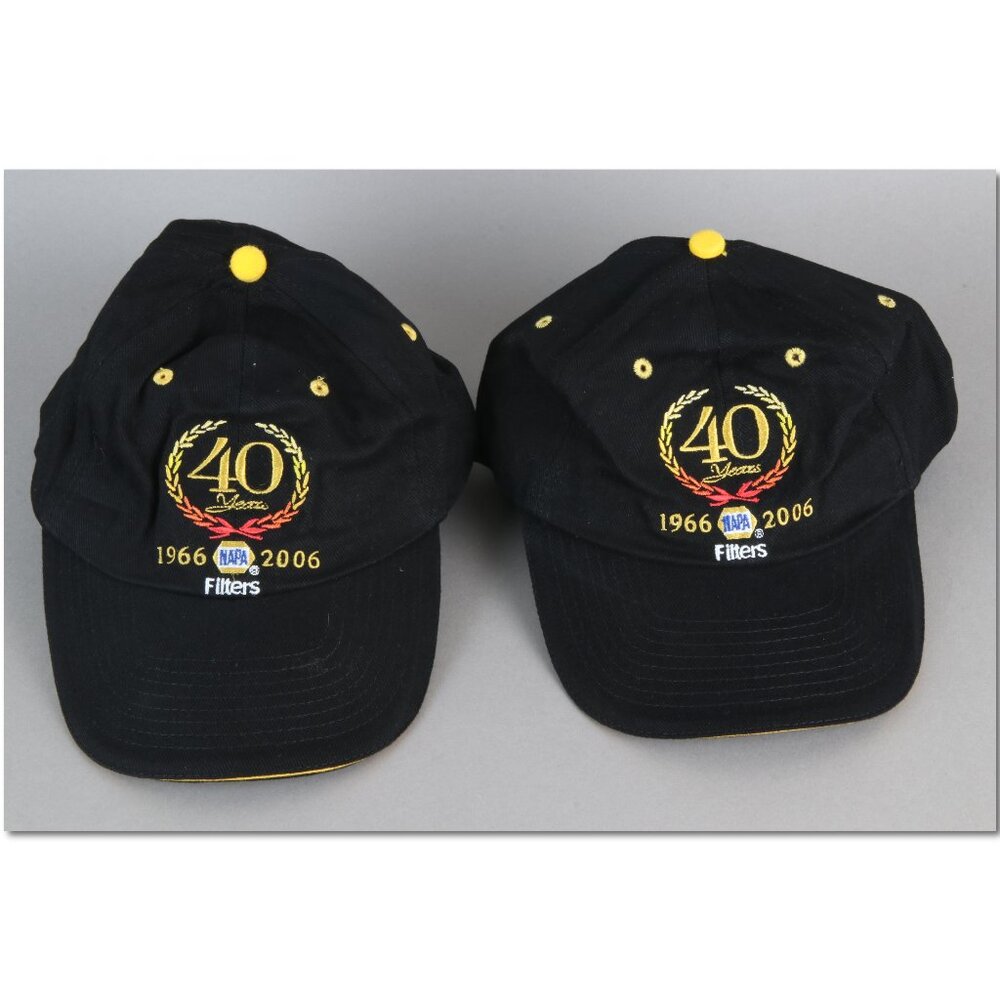 2 Napa Filters 40 years 1966-2006 embroidered hats YOU GET 2 HATS Brand new!!!